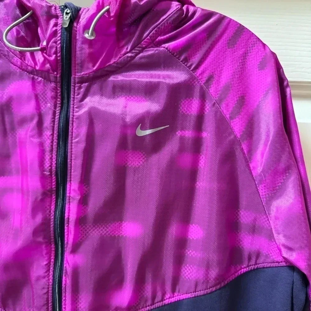 Nike Dri-Fit Full Zip Fanatic Hoodie windbreaker women’s size Large